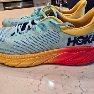 Hoka One One Trainers Mens Size US 13 Arahi 7 Blue Road Running Gym Shoes NWOB